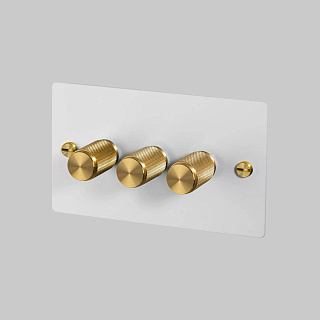 3G Cross White/brass