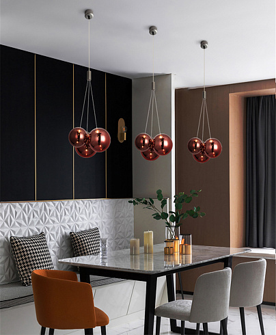 Подвесной светильник Delight Collection 19152P/3 rose gold 19152