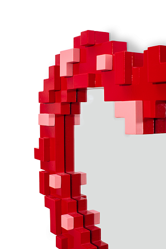 Зеркало Seletti Pixel Heart Pixel Mirror 17055