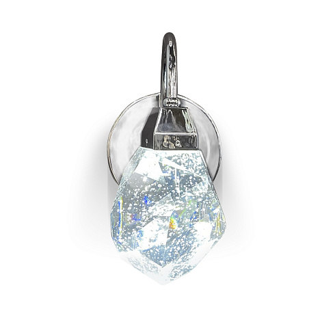 Настенный светильник Delight Collection Crystal rock chrome Crystal rock OB820083-1C (MD-020B-wall chrome)