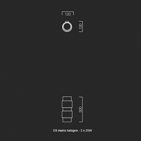 Настенный светильник CTO Lighting Ring Ring