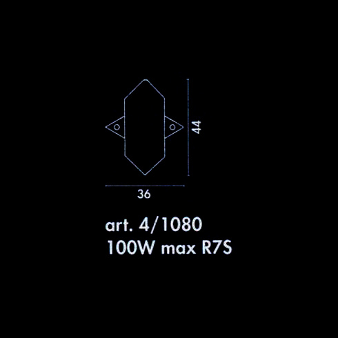 Настенный светильник Sothis 4/1080-6-70 1080