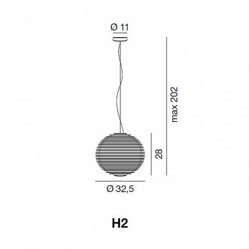 Подвесной светильник Rotaliana Flow H2 white Flow