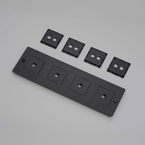 Рамка Buster and Punch 4G Horizontal with infils smoked bronze Plates and Modules CPL-092008