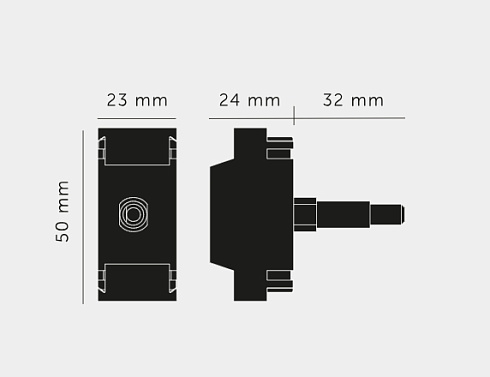 Модуль Buster and Punch Dimmer 2 way Push On/Off Plates and Modules CDM-142039