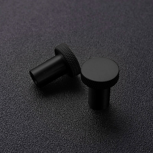 Ручка-кнопка DoorPull HK004 black HK001