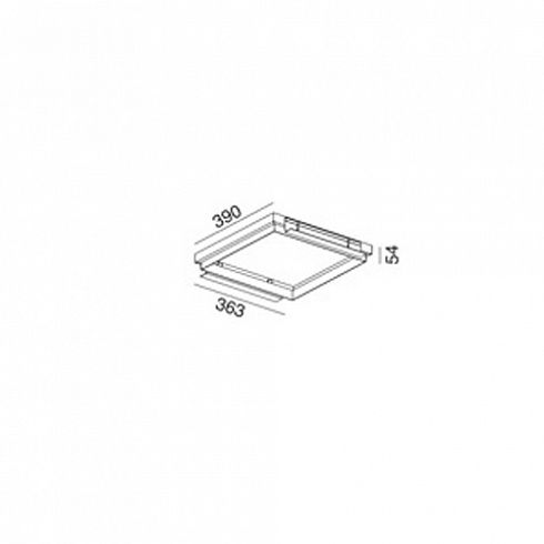 Встраиваемый светильник Wever & Ducre 12819 FLAT MOUNTING SET FLAT