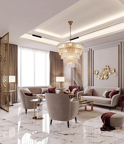Люстра Delight Collection BRCH9192-80 antique brass BRCH9192