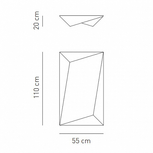 Настенный/Потолочный светильник Axo Light PL UKI 110 Ukiyo PLUKI110BCXXE27