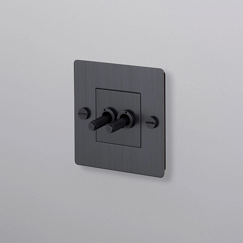 Выключатель Buster and Punch 1G Double smoked bronze Switches CTG-093783
