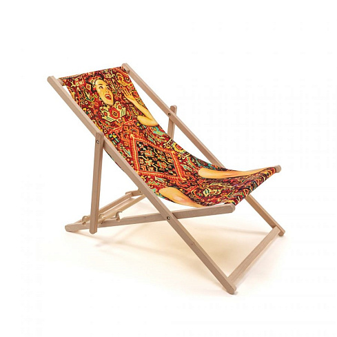 Шезлонг Seletti Lady on Carpet Toiletpaper Deckchair 16680