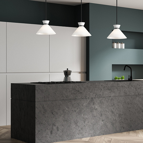 Подвесные светильники Alora ALM-HALSTON-P-M-BK 