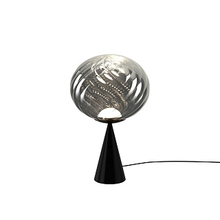 Whirl Cone Fat Silver/black LED