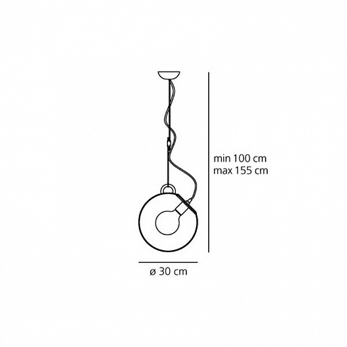 Подвесной светильник Artemide A031000 Miconos