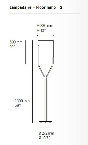 Торшер CVL Luminaires ARBORESCENCE S satin brass ARBORESCENCE LPARBOSSBDP101