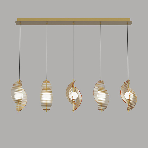 Подвесной светильник Delight Collection MD24030035-5B brass/amber MD24030035