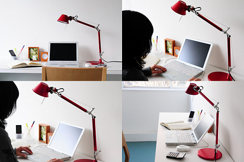 Настольная лампа Artemide A011810 Tolomeo Micro