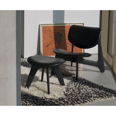 Стул Tom Dixon Slab In Black Leather Slab SLLCU01BLSY0100