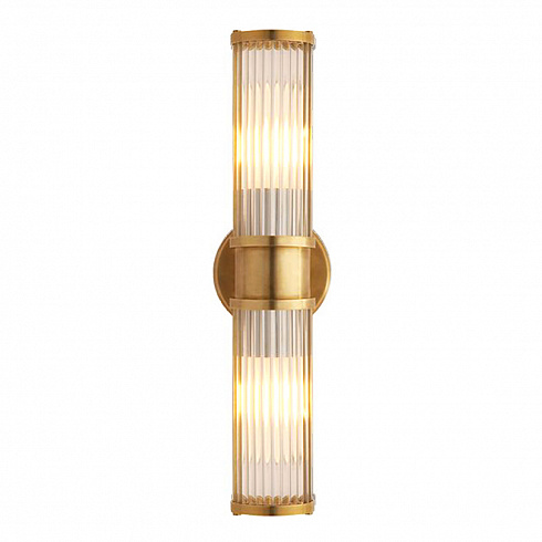 Настенный светильник Delight Collection Allen 2 brass Claridges BRWL7002-AB