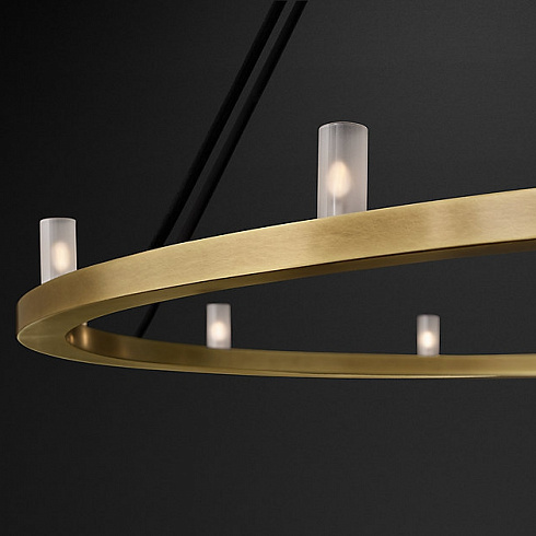 Люстра Restoration Hardware Rennes Round 48" Lacquered Burnished Brass Rennes 68090983 LBB