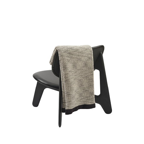 Плед Tom Dixon Thread 140x180 cm Black&White Wool Blend  Thread THTH140BLK