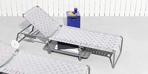 Шезлонг Gervasoni Inout 883 Pearl / Gray Inout