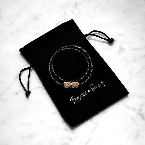 Браслет Buster and Punch Double Bracelet 40 Brass B+P Jewellery UK-B1-D-40-BR-A