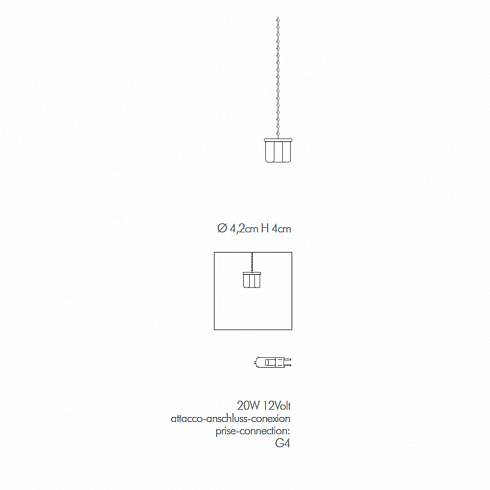 Подвесной светильник Album RA 167/TR RADIALE