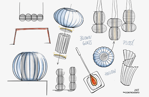 Подвесной светильник Contardi Alma Nova Amber Alma ACAM.006008