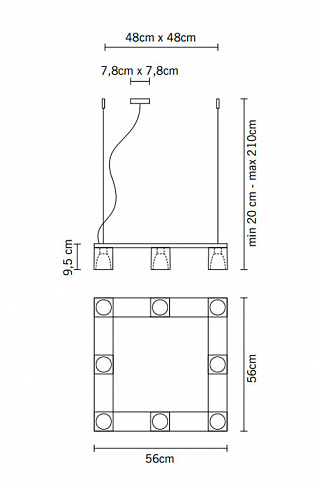 Подвесной светильник Fabbian D28A0700 Flow Flow