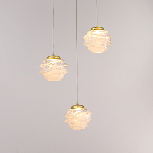 Подвесной светильник Delight Collection MD25030003-3A gold/clear MD25030003