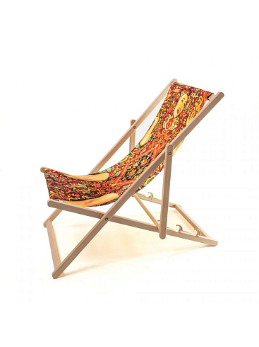 Шезлонг Seletti Lady on Carpet Toiletpaper Deckchair 16680