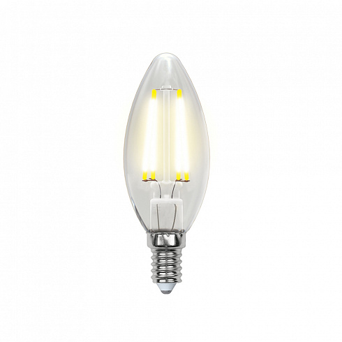 Лампа светодиодная Uniel LED-C35-6W/WW/E14/CL PLS02WH Sky