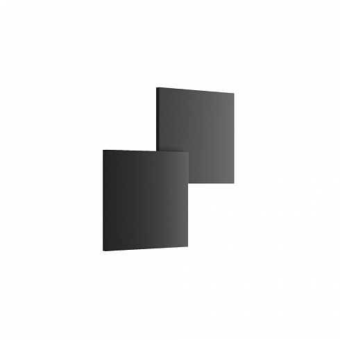 Настенный светильник Lodes Double Square Black  Puzzle 146033