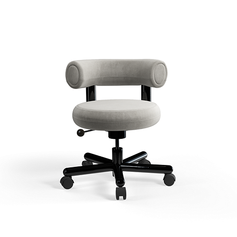 Стул Tom Dixon Fat Work Boucle Grey FAT FATWK01BL1+APFR84