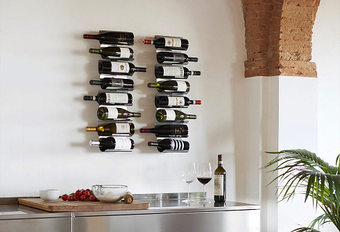 Стеллаж Opinion Ciatti Ptolomeo Vino Wall Black Ptolomeo PT Vino Wall 75/B