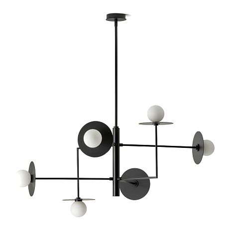 Подвесной светильник Aromas del Campo Miro Matt Black Miro C1289/6+matt black