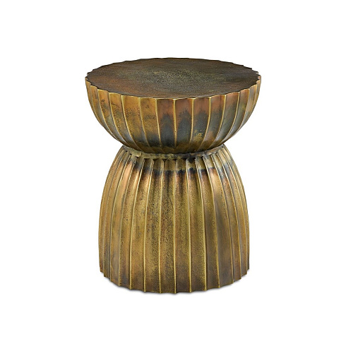 Приставной столик Currey & Company Rasi Antique Brass Rasi 4000-0075
