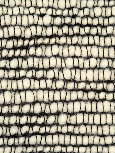 Плед Tom Dixon Thread 140x180 cm Black&White Wool Blend  Thread THTH140BLK