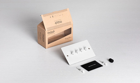 Выключатель Buster and Punch 4G Toggle White Switches UK UK-TO-CO-4G-WH-A