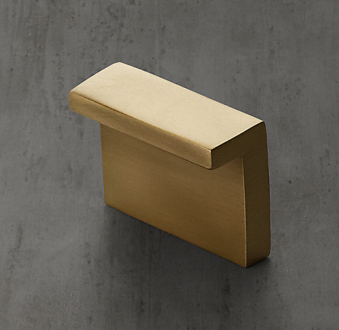 Ручка-кнопка Restoration Hardware Exley L.3.8 Lac.Burnished Brass Exley 24170470 LBB