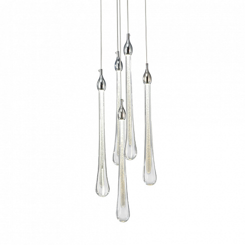 Подвесной светильник Delight Collection Teardrop 5 chrome Teardrop OM801670-5-CH