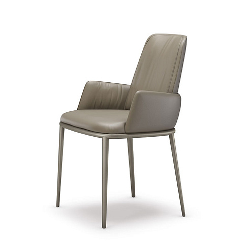 Стул Cattelan Italia Belinda ML B Titanium/Bianco Belinda Belinda ML B GFM11/971