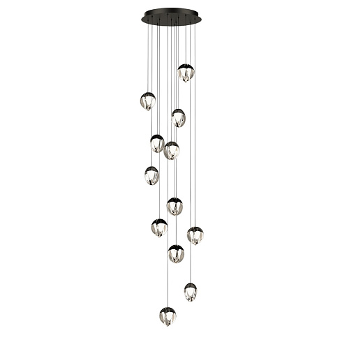 Подвесной светильник Delight Collection MD24001033-12A black/clear MD24001033