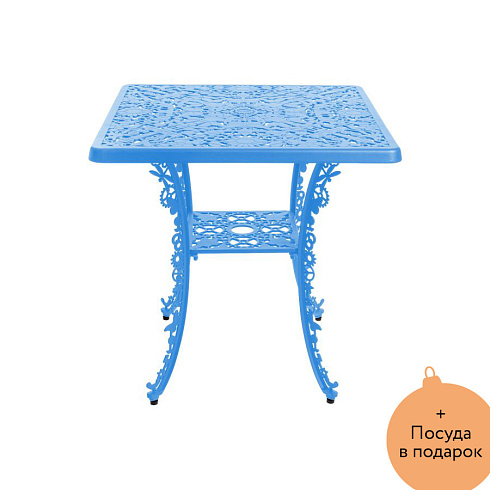 Стол Seletti Aluminium Square Blue Industry Collection 18683 BLU
