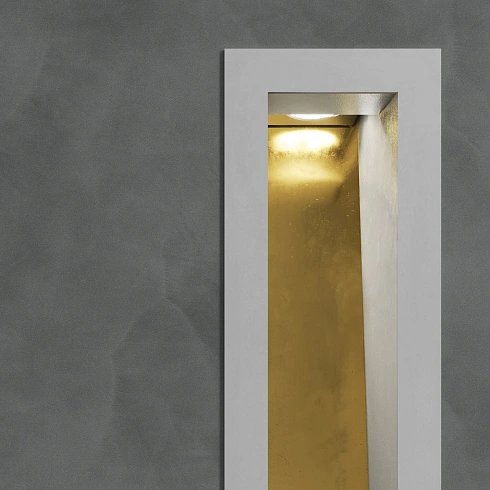 Встраиваемый светильник Viabizzuno Spessorina gold/white    Spessorina f6.176.11.1.bt