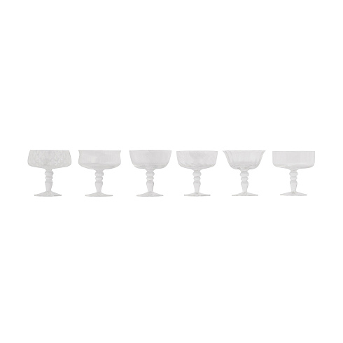 Набор бокалов Bitossi Home Transparent H11 cm set of 6 Diseguale MCV02021