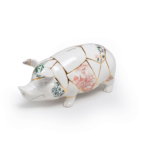 Копилка Seletti Piggy Kintsugi 09942