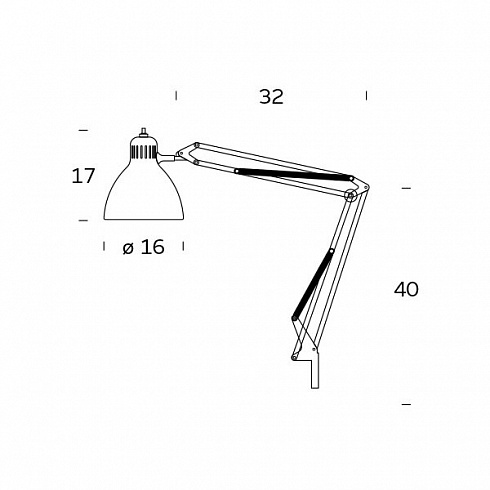 Основание под светильник Fontana Arte 8100CR NASKA 2