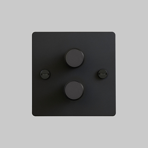 Диммер Buster and Punch 2G black Switches UK UK-DI-CO-2G-LED-BL-A